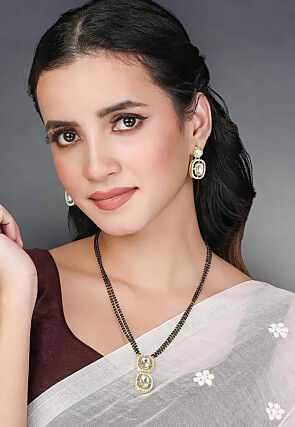 Kundan Mangalsutra Set