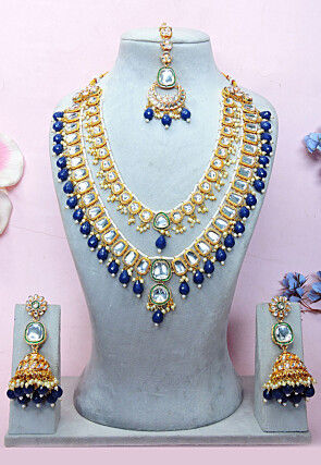 Kundan Multichain Necklace Set