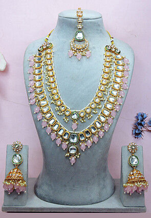 Kundan Multichain Necklace Set