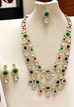 Kundan Layered Necklace Set