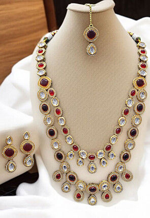 Kundan Layered Necklace Set