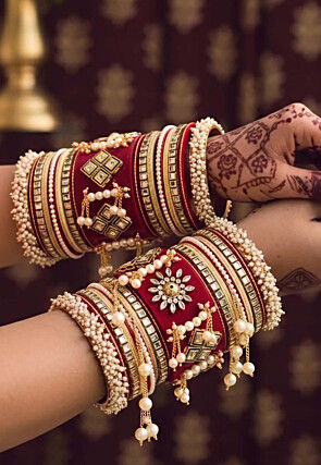 Kundan Studded Bridal Choora Set