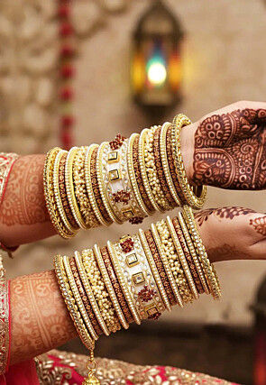 Kundan Studded Bridal Choora Set
