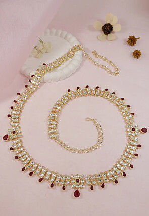 Kundan  Waist Chain