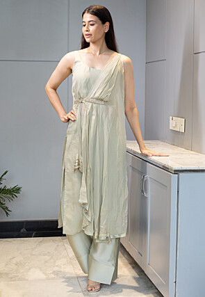 Green - Organza - Collection of Indian Dresses, Accessories & Clothing in  Ethnic Fashion