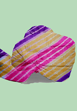 Leheriya Chiffon Kids Turban in Multicolor