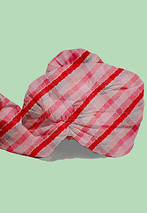 Leheriya Kota Silk Kids Turban in Shaded Red