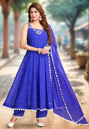 Blue - Anarkali Suits - Collection of Indian Dresses, Accessories &  Clothing in Ethnic Fashion