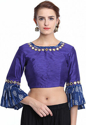 Leheriya Printed Pure Georgette Saree in Parrot Green