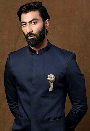 Lion Metallic Brooch