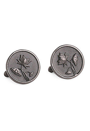 Lotus Magic Metallic Cufflink Pair