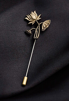 Lotus Magic Metallic Lapel Pin