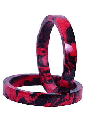 Marble Printed Bangle Pair