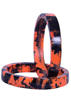 Marble Printed Bangle Pair