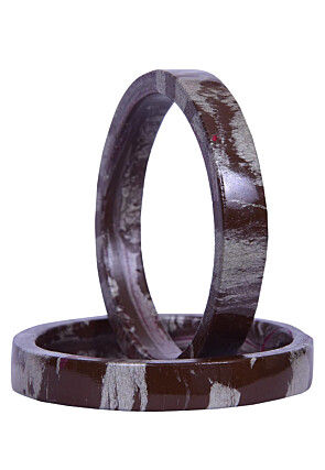 Marble Printed Bangle Pair