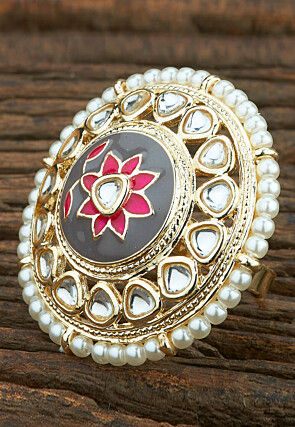 Meenakari Adjustable Ring