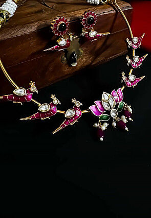 Meenakari Choker Necklace Set