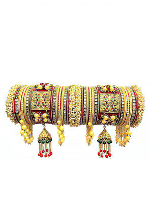 Meenakari Choora Set