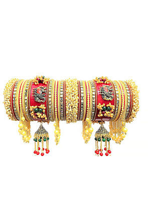 Meenakari Choora Set