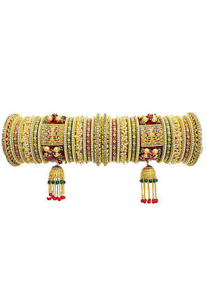 Meenakari Choora Set