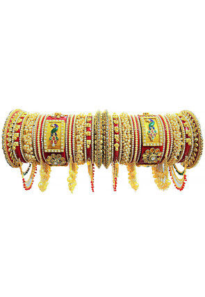 Meenakari Choora Set