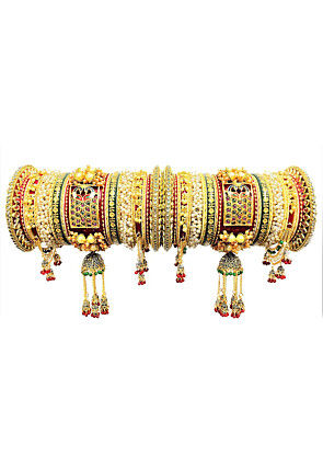 Meenakari Choora Set