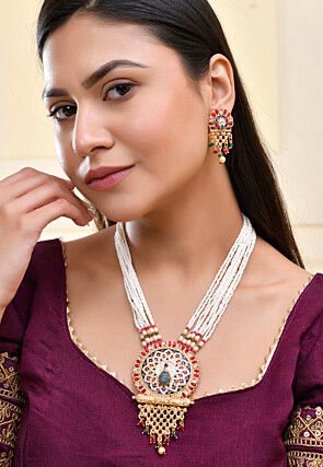 Meenakari Necklace Set