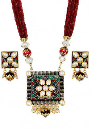 Meenakari Necklace Set