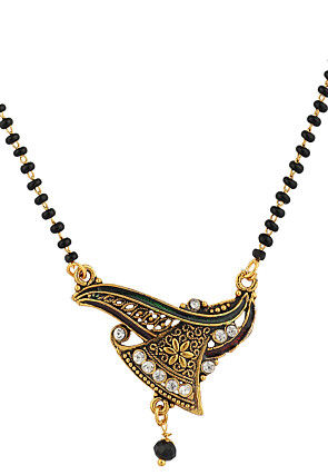 Meenakari Oxidised Mangalsutra