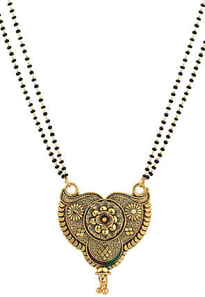 Meenakari Oxidised Mangalsutra