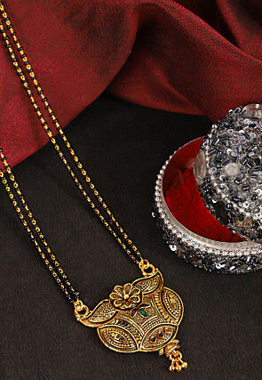 Meenakari Oxidised Mangalsutra