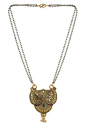 Meenakari Oxidised Mangalsutra