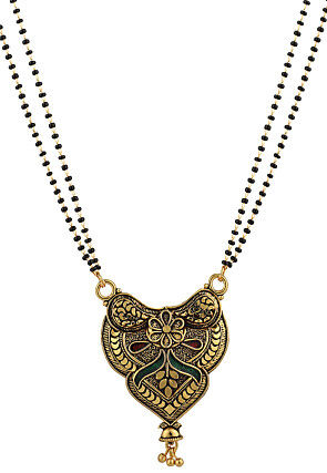 Meenakari Oxidised Mangalsutra