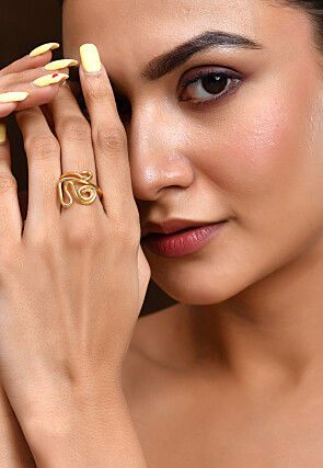 Metallic Adjustable Ring