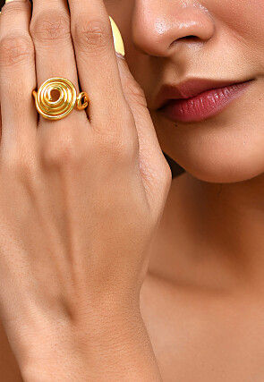 Metallic Adjustable Ring