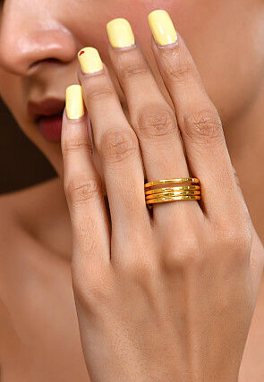Metallic Adjustable Ring