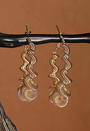 Metallic Hoop Earrings