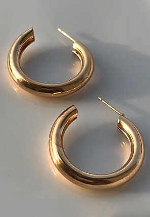 Metallic Hoops Earring