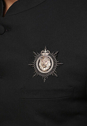 Mighty Lion Metallic Brooch