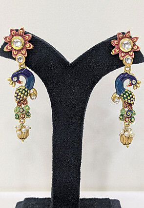 Mint Meenakari Necklace Set