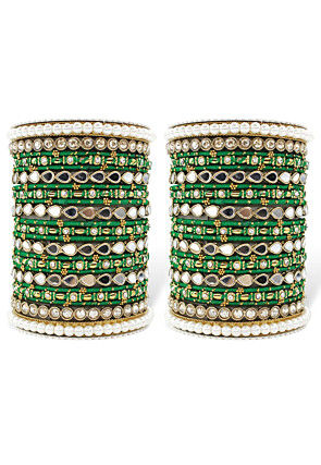 Green Bangles: Buy Trendy Designs of Bangles Online For Women