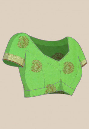 Mysore Silk Saree in Light Green
