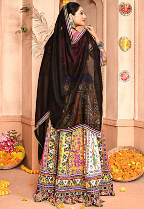 Navratri Special Cotton Lehenga in Multicolor