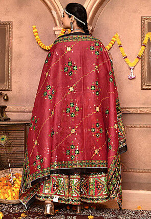 Navratri Special Cotton Lehenga in Multicolor