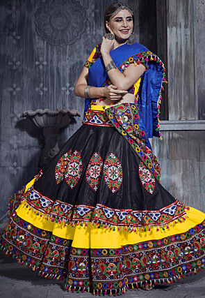 Page 4 Yellow Art Silk Buy Lehenga Choli Online in Latest