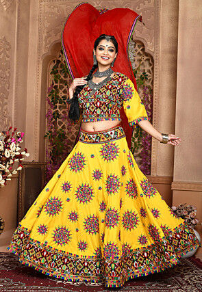 Discover 173+ yellow and green lehenga best