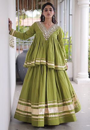 light green western dress Page 3 | - Mirror Work - Indo-Western Dresses: Buy Indo-Western Outfits for Women Online Praise Dance