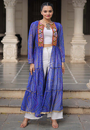 Crop Top Dress Floral Shrugs Shrugs Traditional Collection Of