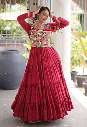 ladies indo western dress Red - Women - Indo-Western Dresses: Buy Indo-Western Outfits for Women Online indo western outfit ideas
