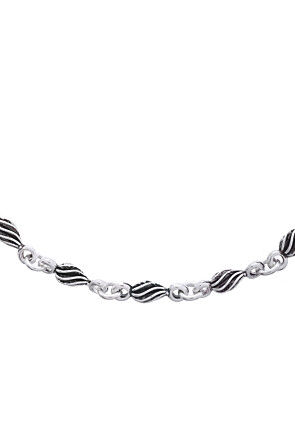Oxidised Anklet Pair